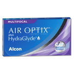 AIR OPTIX plus HydraGlyde Multifocal | 6er Box | Addition MED(MAX ADD+2,00)